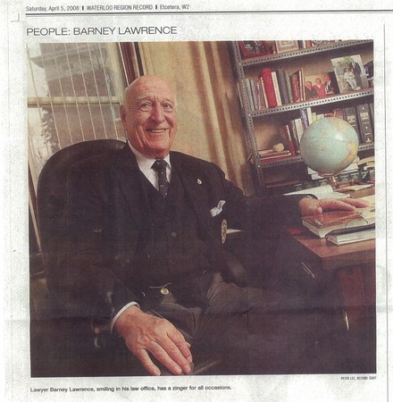 Barney Lawrence Pic